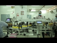 Otomatik yüksek hızlı iki taraflı cam kavanoz şişe etiketleme makinesi