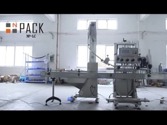 Kapak asansörü ile otomatik yüksek hızlı 6 tekerlekli cam şişe vida kapaklama makinesi