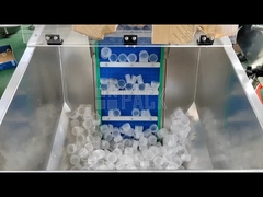 özelleştirilmiş otomatik kaplama makinesi su içeceği şişe kapağı mühürleme makinesi plastik evcil hayvan kapağı