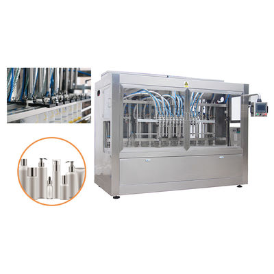 Otomatik Doğrusal Tip Sıvı Şişe El Temizleyici Gel Doldurma Makinesi PLC Kontrolüyle