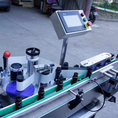 NP-RL Plastik cam yuvarlak şampuan şişesi kutuları için yuvarlak şişe etiketleme makinesi